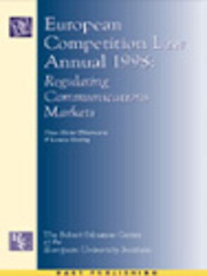 cover image of European Competition Law Annual 1998